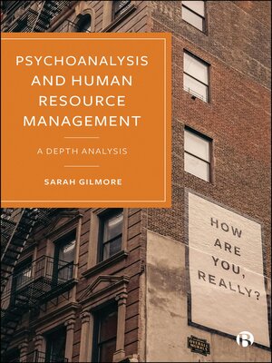 cover image of Psychoanalysis and Human Resource Management